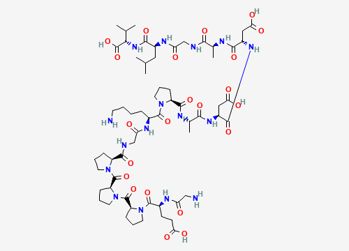 2D chemical structure of BPC-157