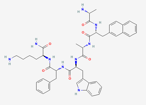 2D chemical structure of GHRP-2