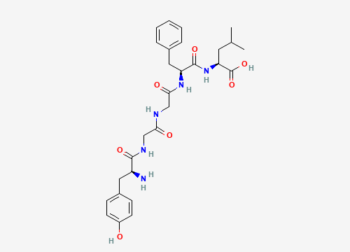 2D chemical structure of Leu-Enkephalin