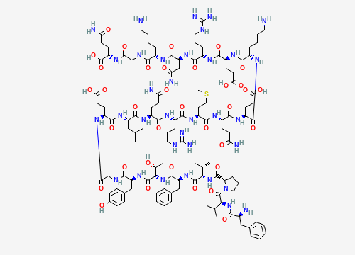 2D chemical structure of Motilin